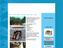 Tablet Screenshot of manhattanbeachresort.com